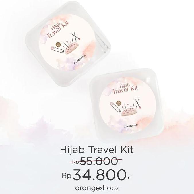 Hijab Travel Kit / Kotak Jarum Pentul Unik / Compact Hijab Kit