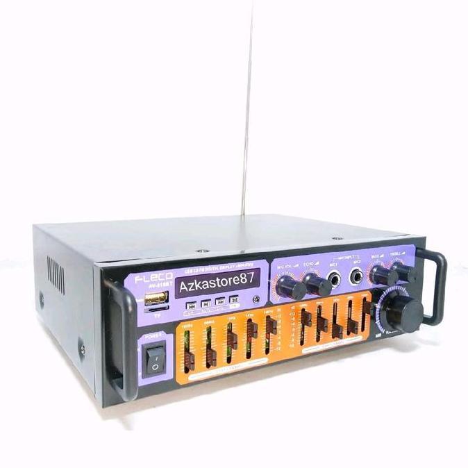 Power Amplifier Bluetooth Fleco AV916-BT 1200watt Amplifier karaoke super bass amplifier bluetooth e