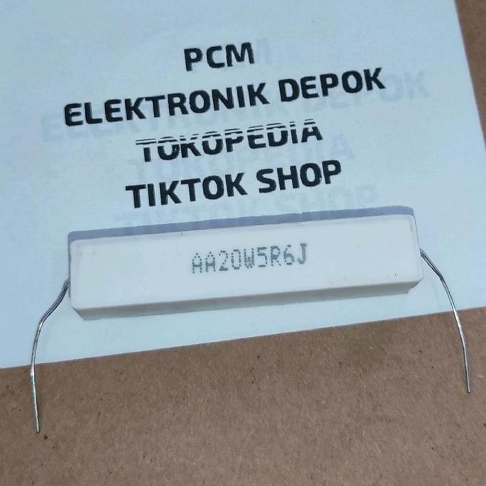 RESISTOR 5R6 5.6 OHM 20WATT 20W5R6 OHM R KAPUR PCMED