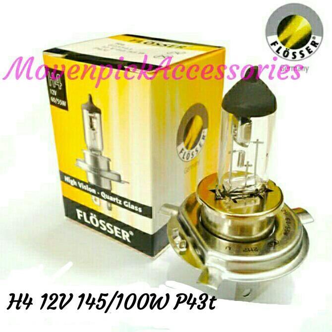 DB70 - Bohlam Flosser H4 12V 145/100W P43t Original