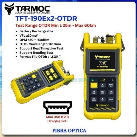 Tarmoc TFT-190E-OTDR | OTDR 1550nm ,OPM,VFL