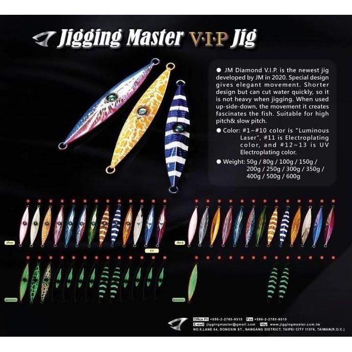 HARGA DISC - Jigging Master 200gr Short Diamond VIP Metal Jig - Umpan Mancing JM