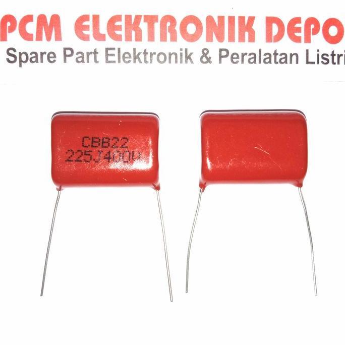 MILAR 225J400V 225J 400V 225 400 2.2UF MYLAR CAPACITOR PCMED