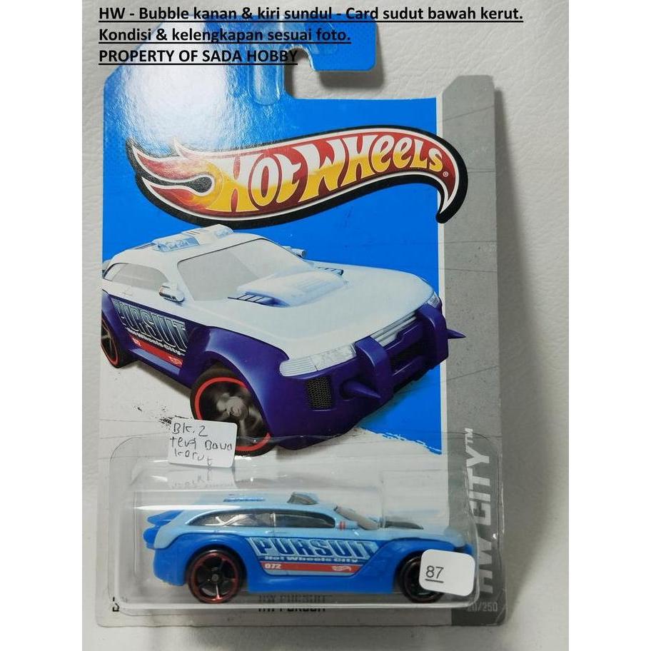 HOT WHEELS HOTWHEELS HW CITY HW PURSUIT BIRU MIX99
