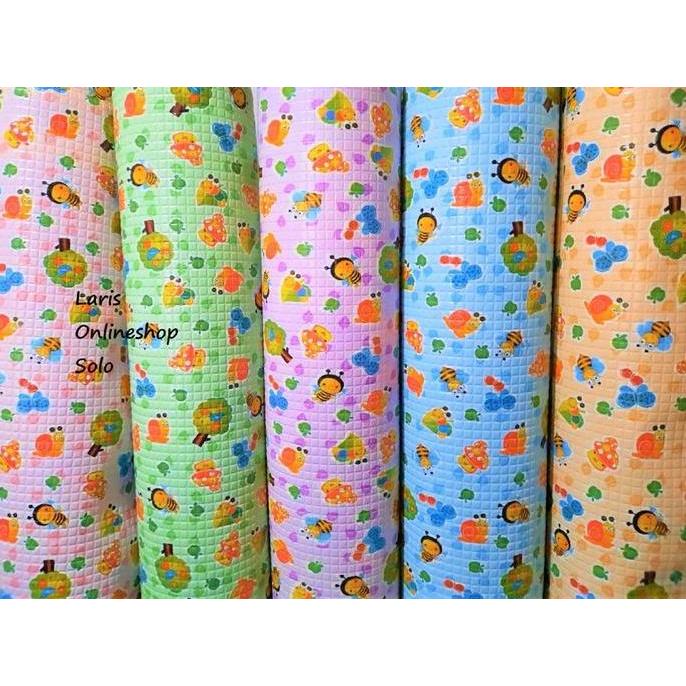 Perlak Bayi Meteran Lebar 137cm /Alas Bayi Warna Motif/ Perlak Custom/ Perlak Jumbo