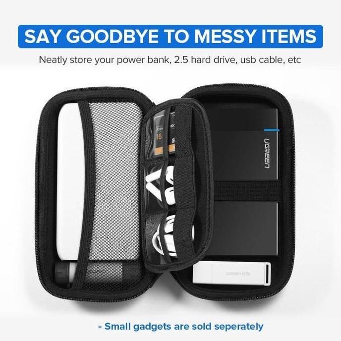 Storage EVA CASE UGREEN For HDD Smartphone Power Bank Large Powerbank