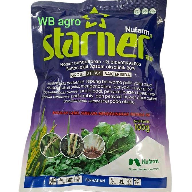MURAH BERKUALITAS Bakterisida Starner 20 WP kemasan 100 gr