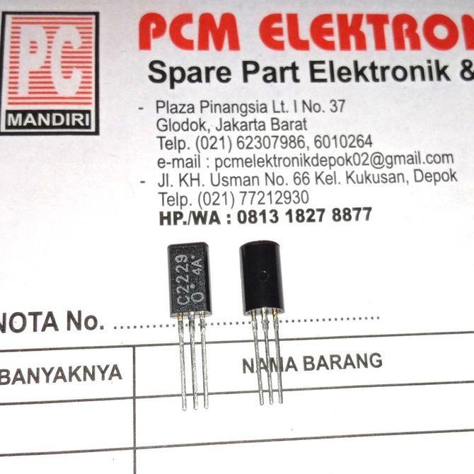 C2229 2SC2229 2SC 2229 2 SC TR TRANSISTOR TO92 TO-92 PCMED