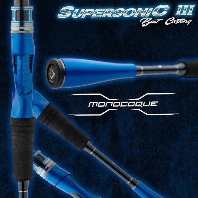 Joran Pancing BC Daido Supersonic III 3 180cm Pro Series Baitcasting (4-12lbs - 10-20lbs) Fuji Murah