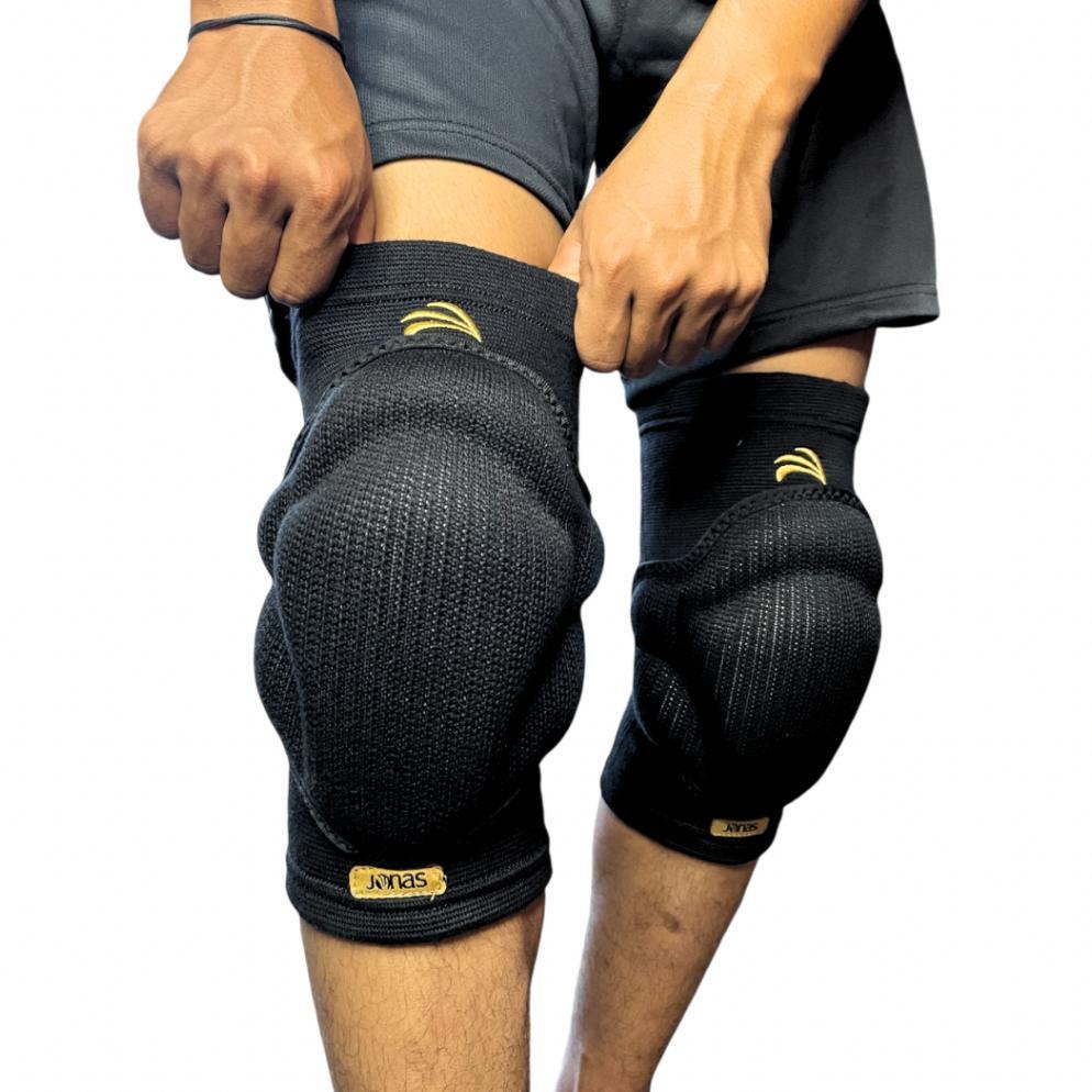 Kneepad Jonas Elite X3 Pelindung Lutut Anti Benturan Olahraga Futsal Safety Protector Nyaman