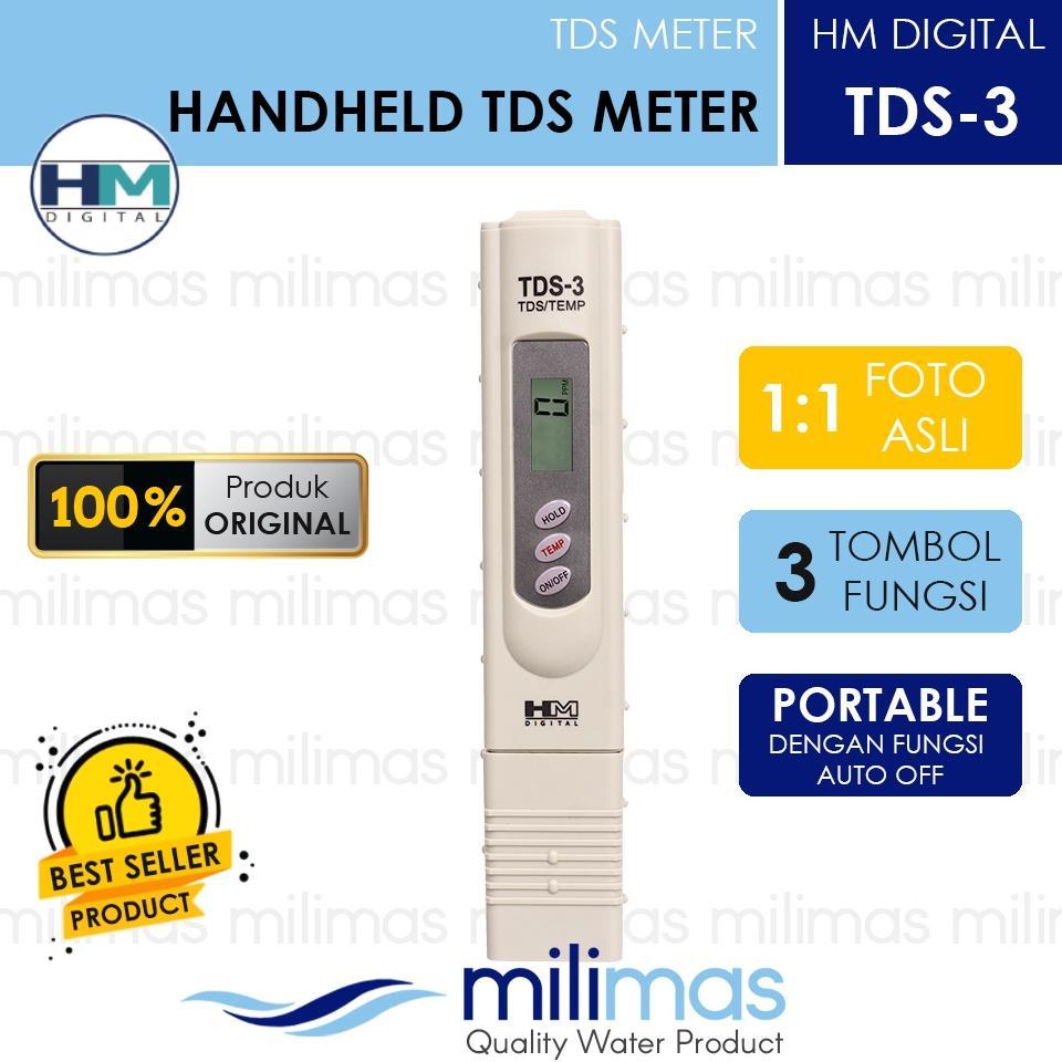 Hm Digital - Tds-3 Portable Total Dissolved Solid / Tds Meter  Hm Digital [ Original ]