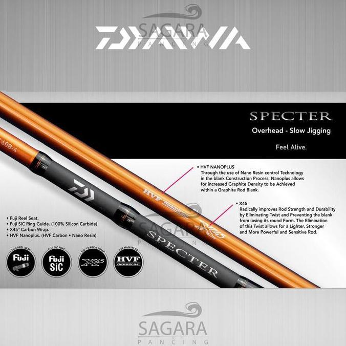 Joran Daiwa Specter Joran Slow Jigging Rod Jigging Joran Carbon Hollow
