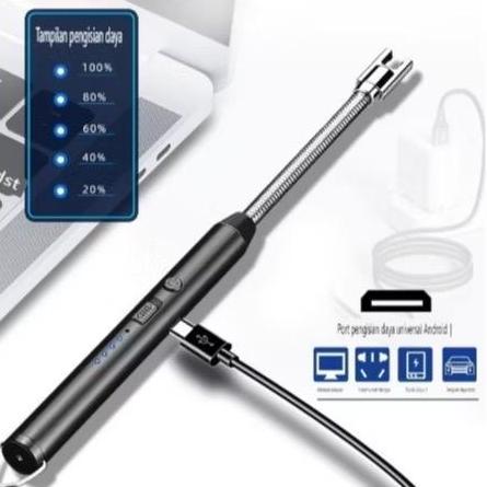 Pemantik elektrik pemantik listrik USB rechargeable elektrik USB listrik pulse lighter USB SH  C22