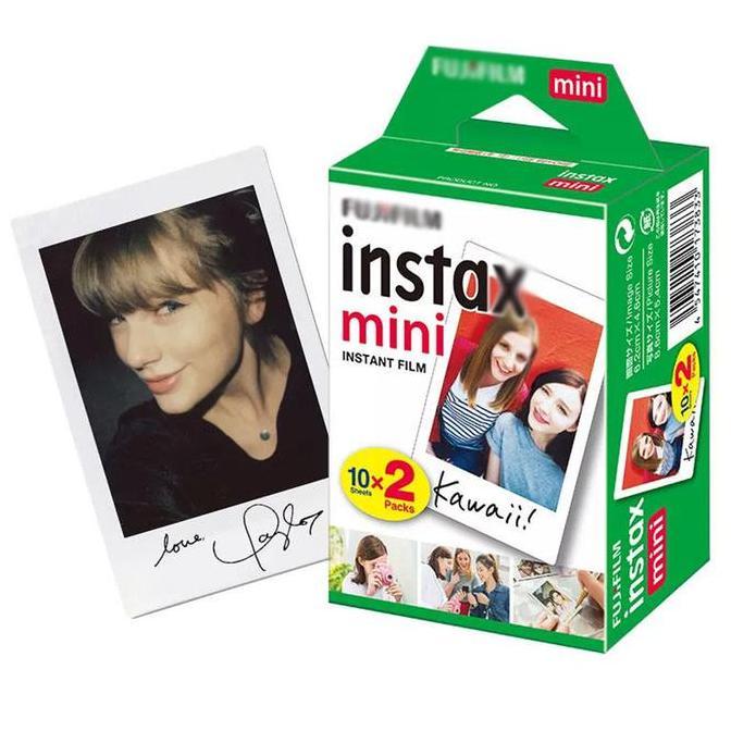 Fujifilm Refill Instax Mini Film Twinpack Plain isi 20 Lembar Polos
