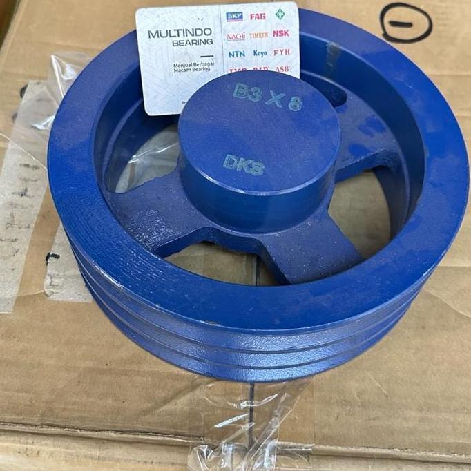 PULLEY PULLY B3 8 INCH 3 ALUR TYPE B JARI JARI ORIGINAL BAHAN PREMIUM
