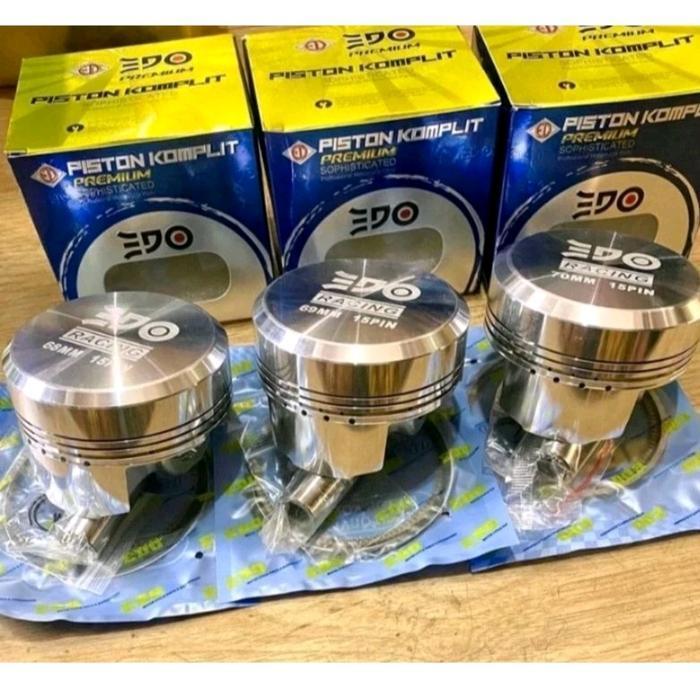 Piston Custom Dome Tiger 68 69 70 Pin 15 Merek Edo Boyrenk Racing Original Dan Terpercaya