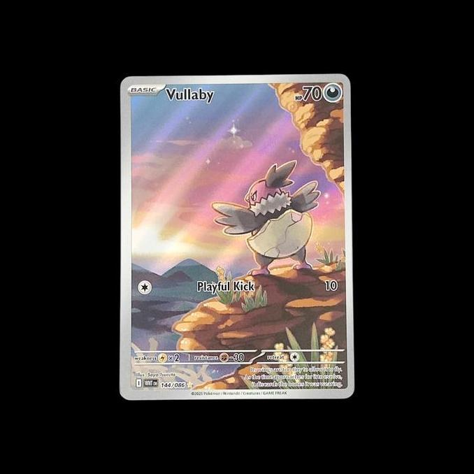 KARTU POKEMON TCG ENGLISH VULLABY WHTEN 144/086 IR AR RG99