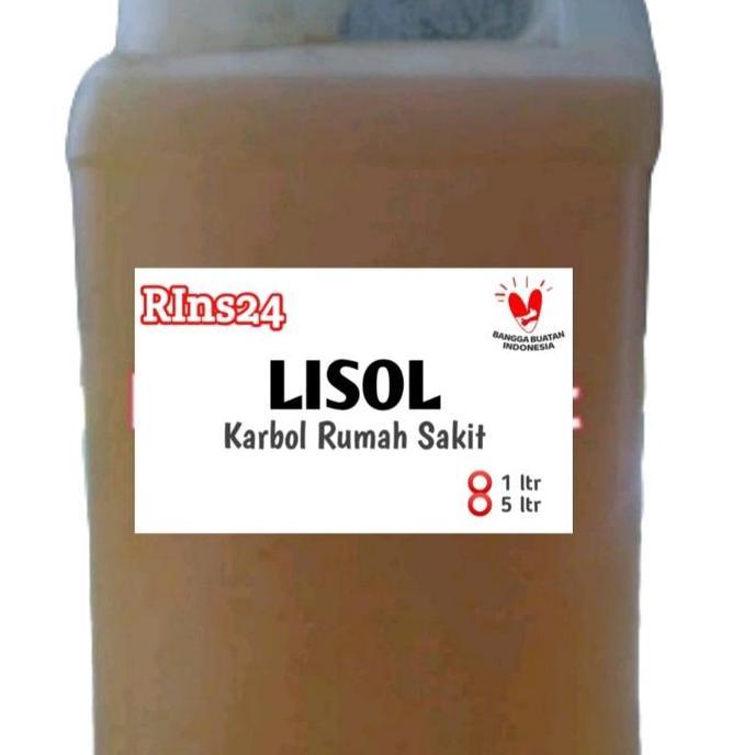 Lisol Karbol Desinfektan 1 Ltr & 5 Ltr untuk Ruangan dan Lantai Efektif Mengangkat Kotoran HS