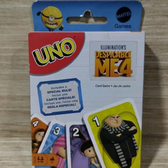 MATTEL KARTU UNO - DESPICABLE ME 4 MDLS27
