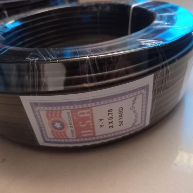 Kabel serabut 50 Yard NYMHY 2x0.75 kabel listrik 50 Yard
