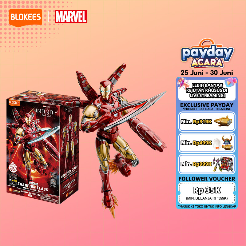 BLOKEES Marvel Iron Man Champion Class Marvel Hero Infinity Saga