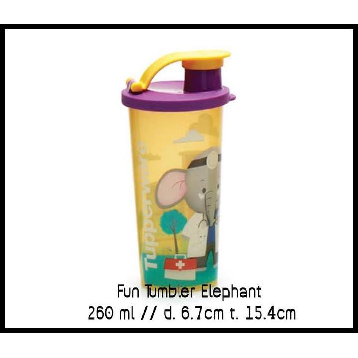 Good Quality Tupperware Ori - Fun Tumbler 260Ml Panda / Elephant / Advanture