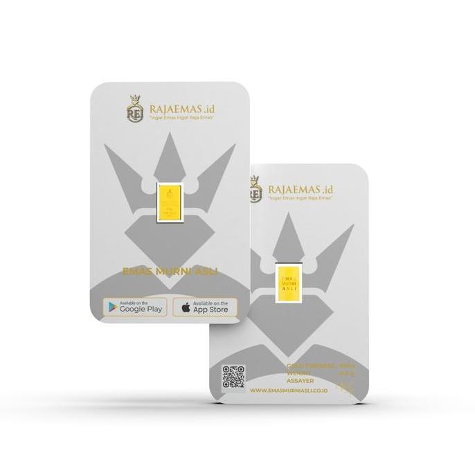 Bestseller- Emas Murni Asli Emas Batangan 0, 5 Gram 24K Bersertifikat Asli