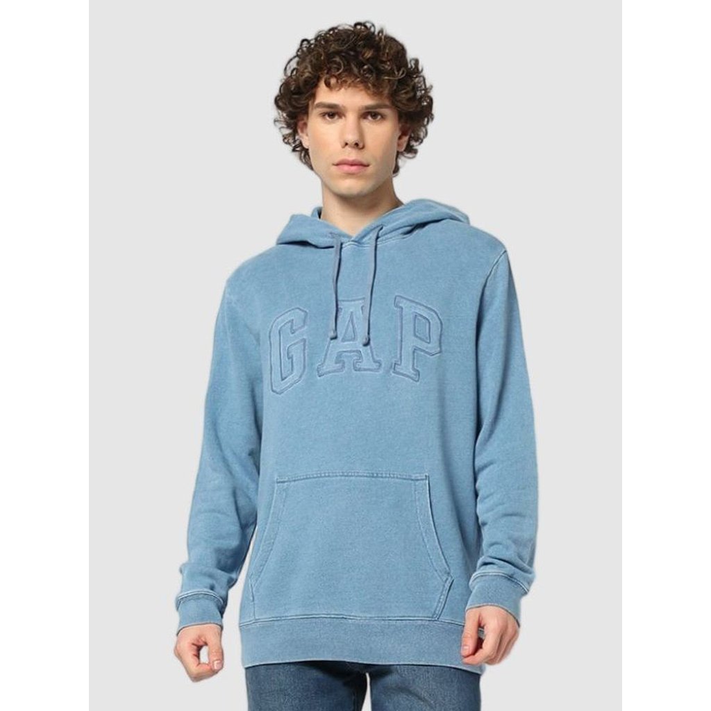 Sweater Hoodie GAP Light Blue Light Jeans