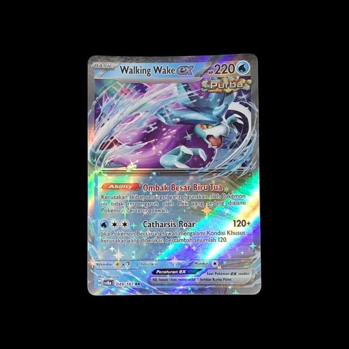 KARTU POKEMON TCG INDONESIA WALKING WAKE EX PURBA RR RG99