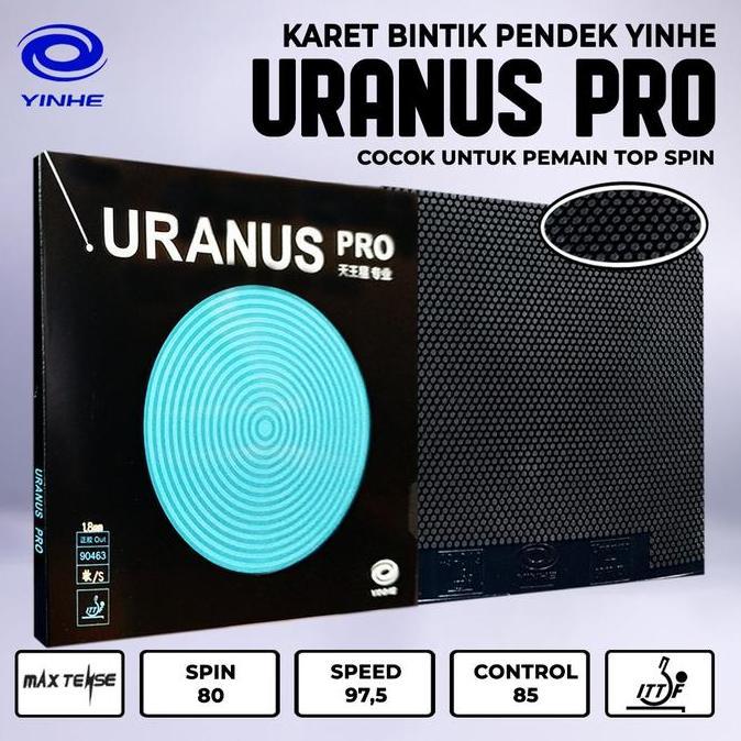 Karet Bat Tenis Meja Pingpong Yinhe Uranus Pro Bintik Pendek Serang