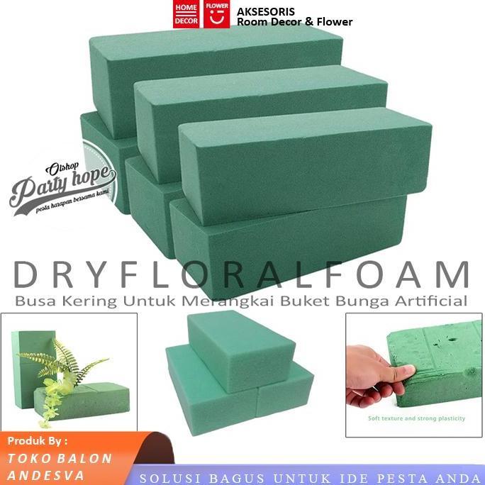 MGC Flower Foam Buket Bunga / Busa Bunga Hijau Kering Busa Merangkai Bunga