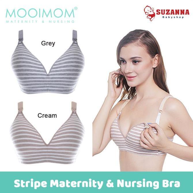 Mooimom Stripe Maternity & Nursing Bra - Bra Menyusui
