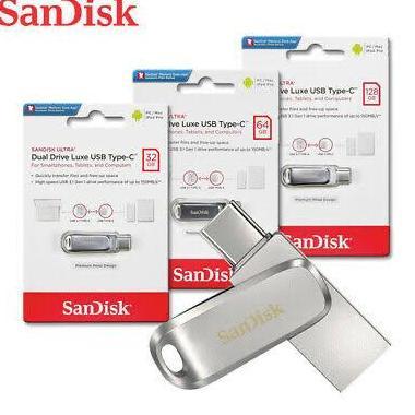Bestseller- Sandisk Dual Drive Luxe 32GB USB TypeC 32 GB Flashdisk Type-C