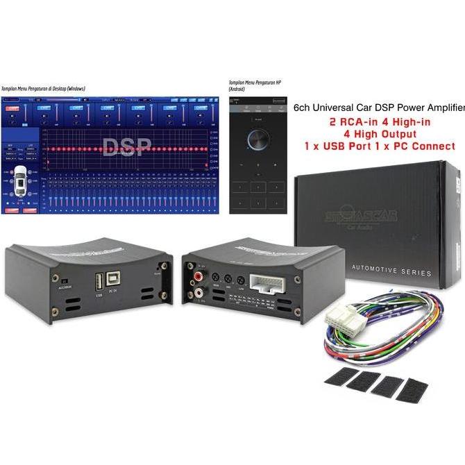 Car Audio 6 Channel Universal Car Dsp Power Amplifier Ia-Eu Dsp