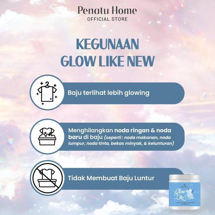 [ Penatu Home ] Glow like new - Deterjen Booster 500gr