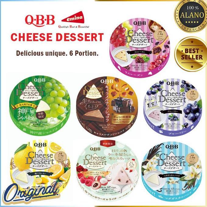 QBB Cheese Dessert Original Japan Snack Keju 6P