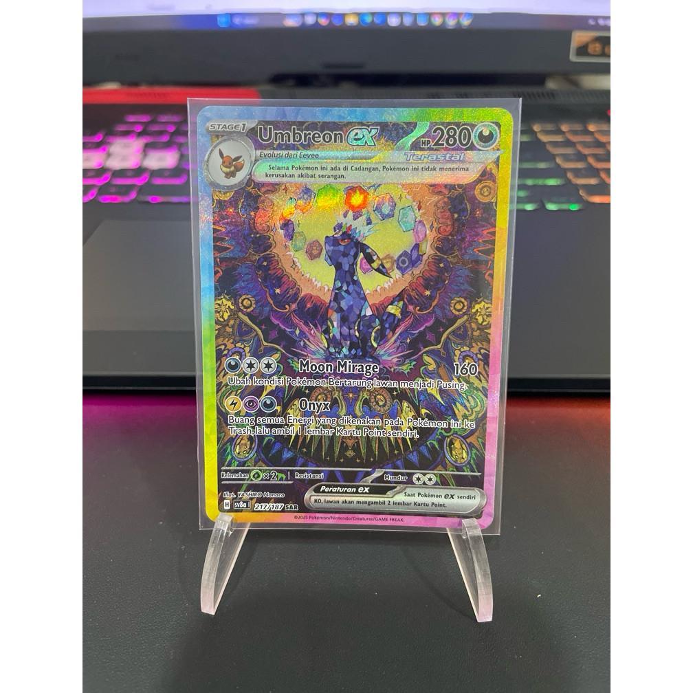 Discount Pokemon Tcg Indonesia Sv8A Umbreon Ex 217/187 Sar