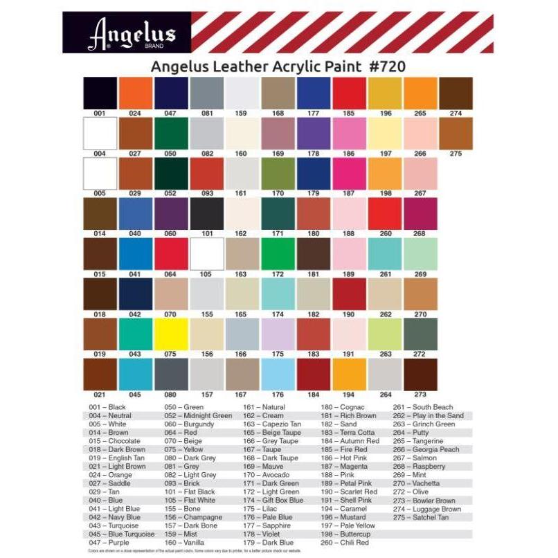 Shcd- Angelus Acrylic Leather Paint 4Oz / 120Ml Cat Sepatu Angelus