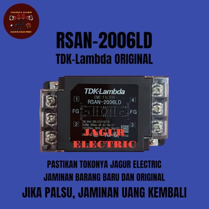 Promo RSAN-2006LD NOISE FILTER/EMC FILTER TDK-LAMBDA ORIGINAL Diskon