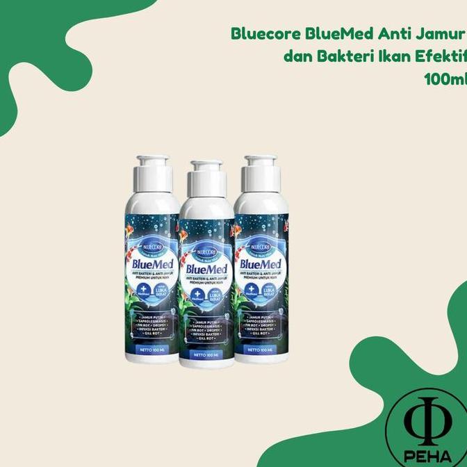 ___] Bluecore Bluemed Anti Jamur Ikan 100ml