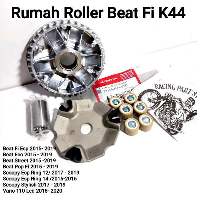 PROMO RUMAH ROLLER ASSY SET BEAT FI - NEW ESP -  STREET - POP - SCOOPY - VARIO ESP - SPACY ( STATER 