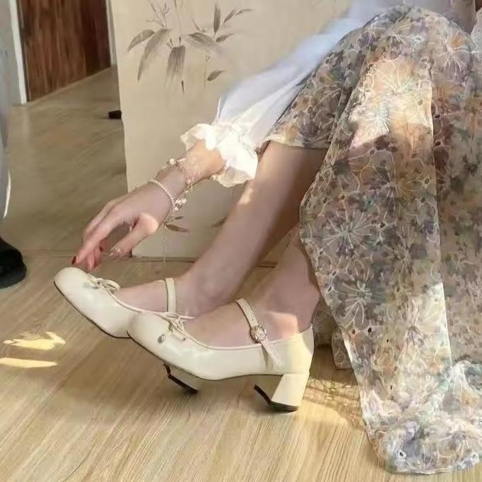 PREMIUM / SEPATU KOREA HEELS WANITA 3CM STYLE SHIREN
