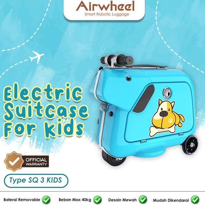 AIRWHEEL KOPER SQ 3 MINI BIRU KOPER ANAK BISA JALAN