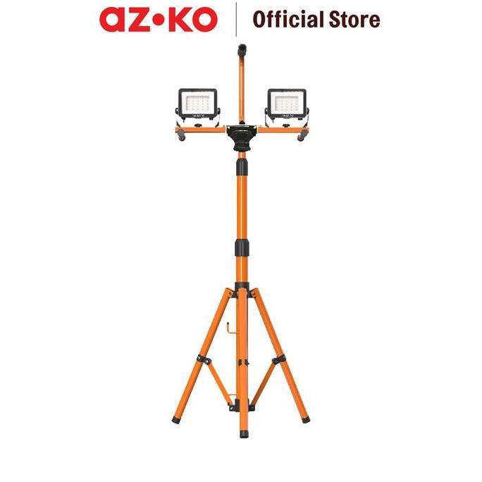 Promo Krisbow 1.5 Mtr Lampu Sorot Led 2X30 Watt - Oranye