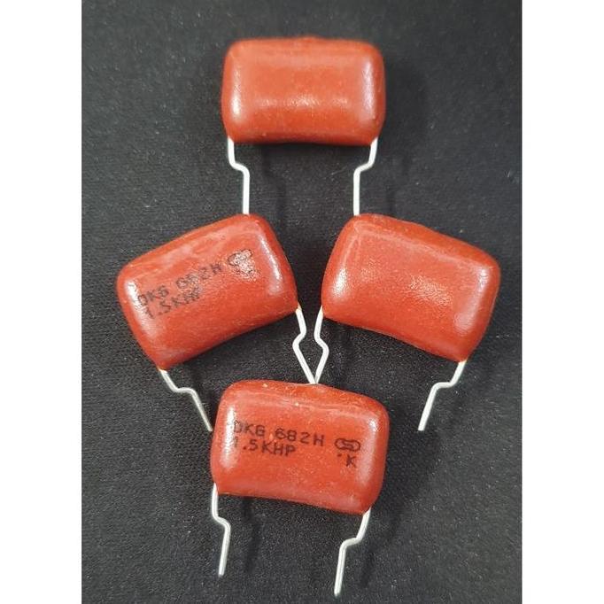 BEJ27 CAPACITOR MYLAR ATAU KAPASITOR MILAR 682H 1.5KHP 0.0068UF 1500V