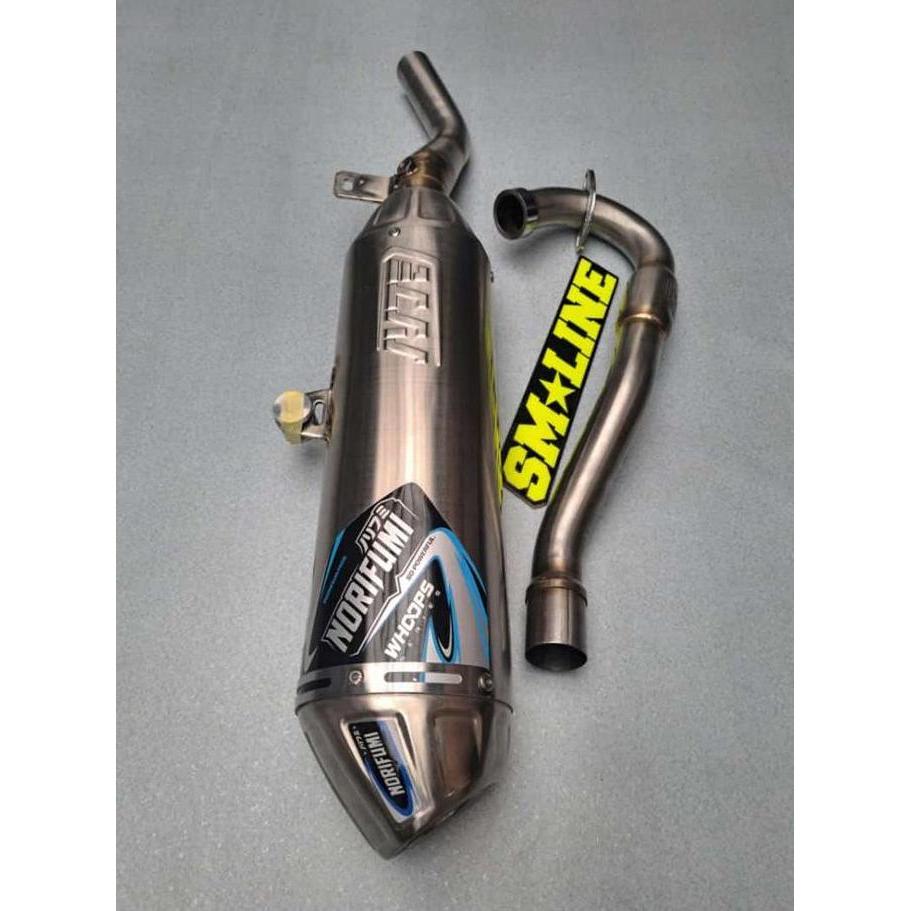 Knalpot norifumi whoops klx250 dtracker250 knalpot klx250 norifumi