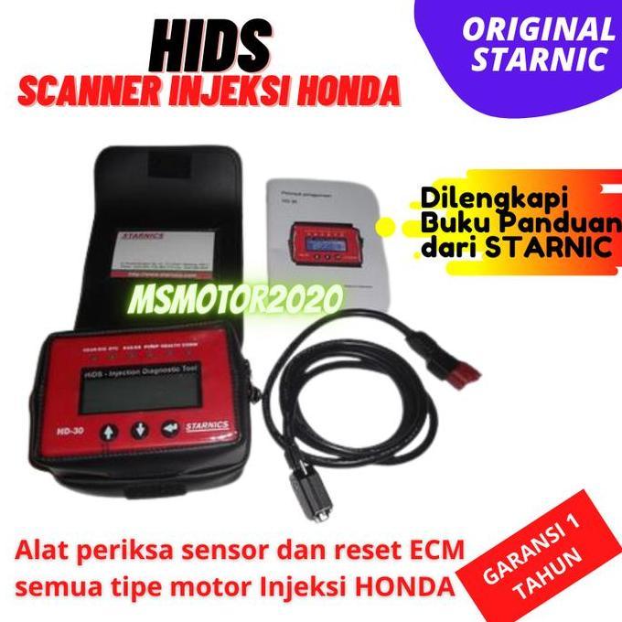 Scanner Injeksi Honda/HiDS Original Starnic/Alat Reset Sensor Injeksi
