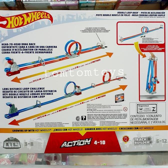 Hot Wheels Double Loop Dash Track /Arena Jalan Hot Wheels/Hot Wheels