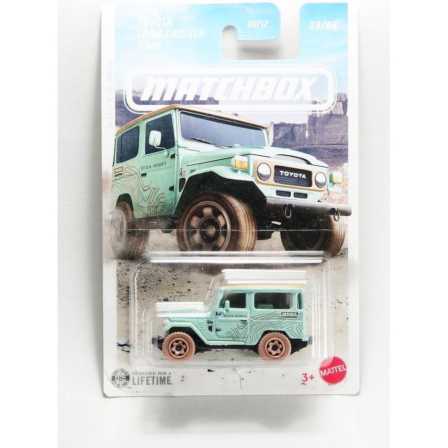 AT99 MATCHBOX TOYOTA LAND CRUISER FJ40 HARDTOP MBX RALLY - HIJAU TOSCA