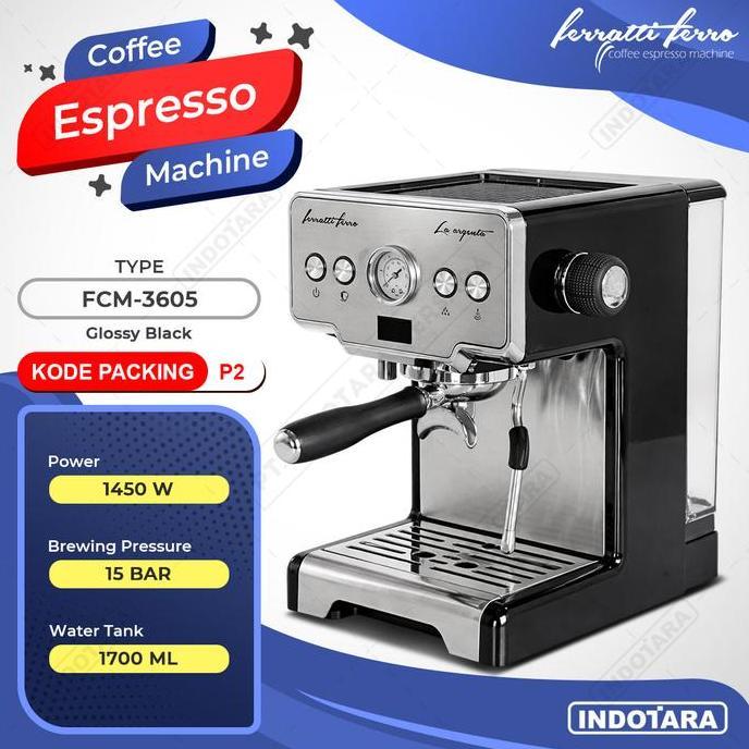 Ferratti Ferro Espresso Machine Fcm3605